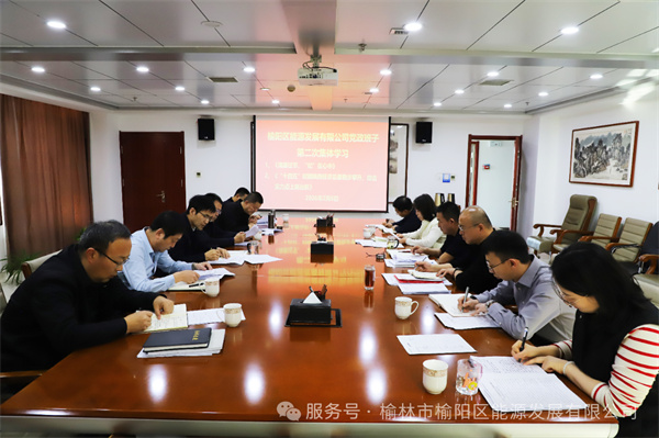 榆陽區能源發展有限公司召開春節前廉政警示教育學習會議